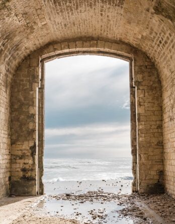 Porte sur l'Océan - Tableau photo de Ségolène Trousset - Île de Ré